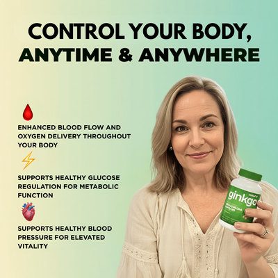 Ginkgo - Optimize Your Blood Pressure & Sugar Levels