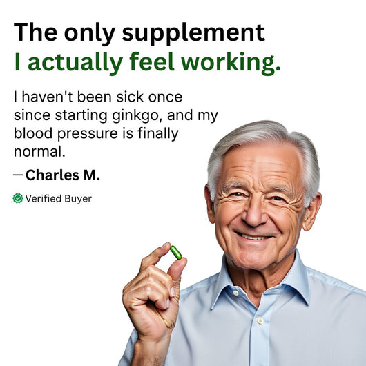 Ginkgo - Optimize Your Blood Pressure & Sugar Levels