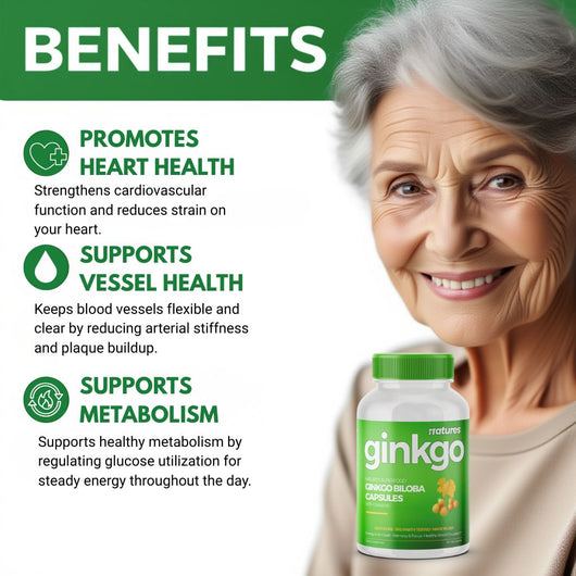 Ginkgo - Optimize Your Blood Pressure & Sugar Levels